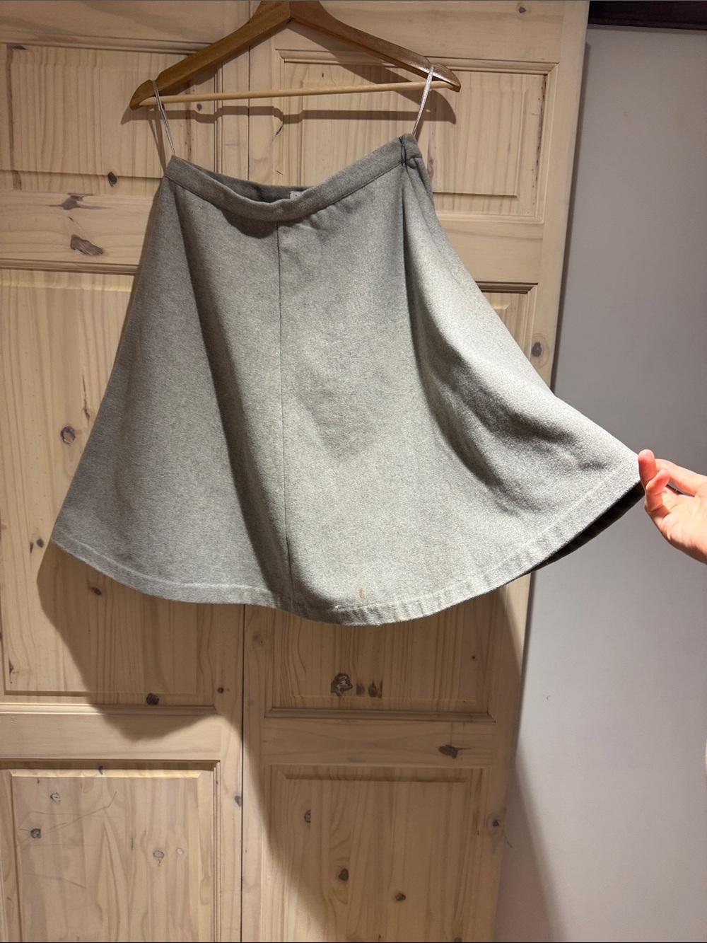 Vero Moda Light Gray Circle Skirt